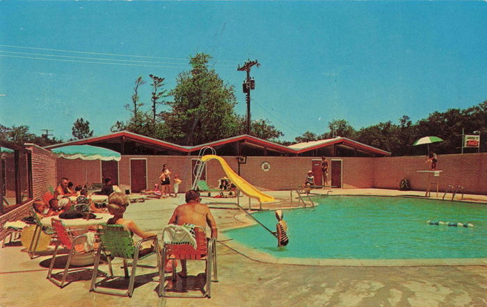 Sunset Bay Resort (Surf & Sand Beach Motel) - Vintage Postcard